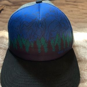 Mountain Forest Design Trucker Hat